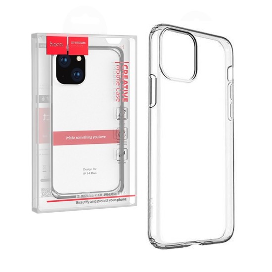 Hoco TPU Light Series case for Apple iPhone 14 Pro Transparent